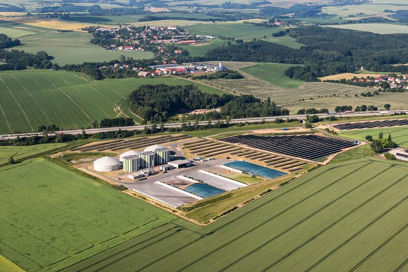 Biogasanlage der DREWAG - Stadtwerke Dresden GmbH