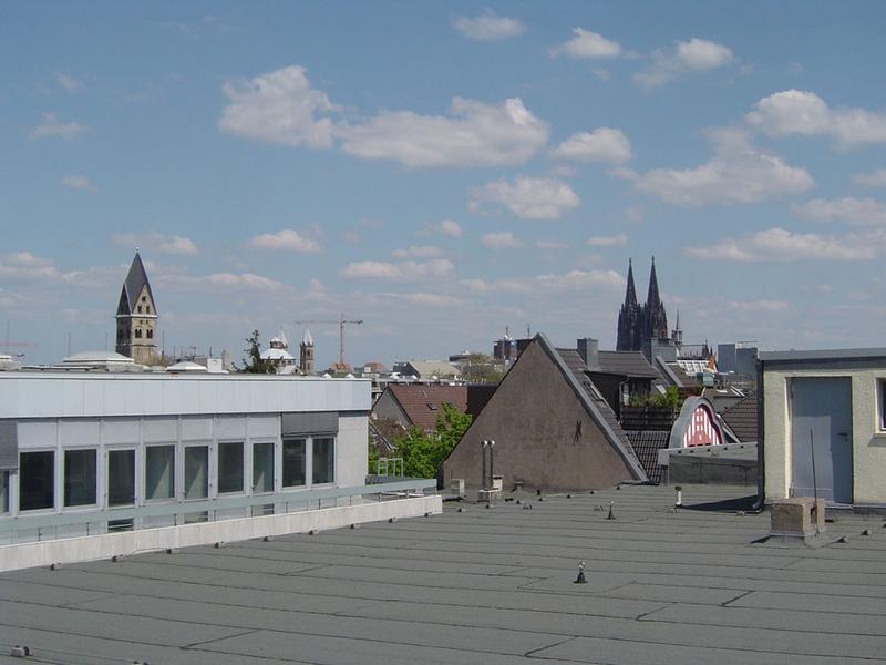 Über den Dächern der Rheinischen Fachhochschule Köln
