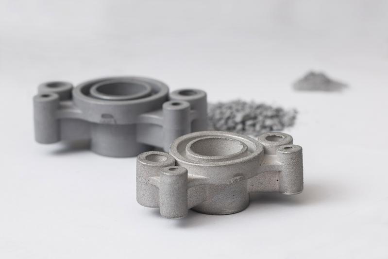 Die neue Technik ermöglicht die Herstllung von Aluminium-Bauteilen mit komplizierter Geometrie. 