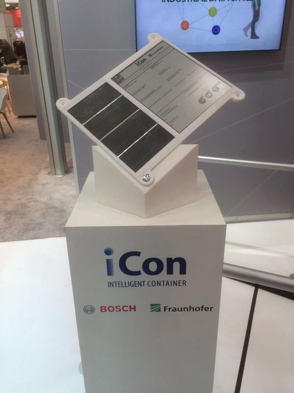 Intelligentes Display für den smarten Luftrachtcontainer "iCon".