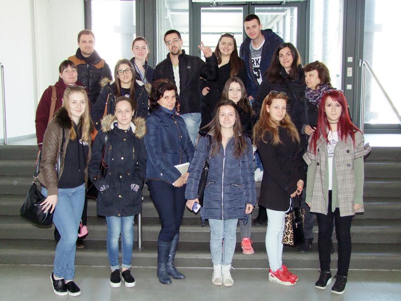 Gruppe der bulgarischen Schülerinnen und Schüler