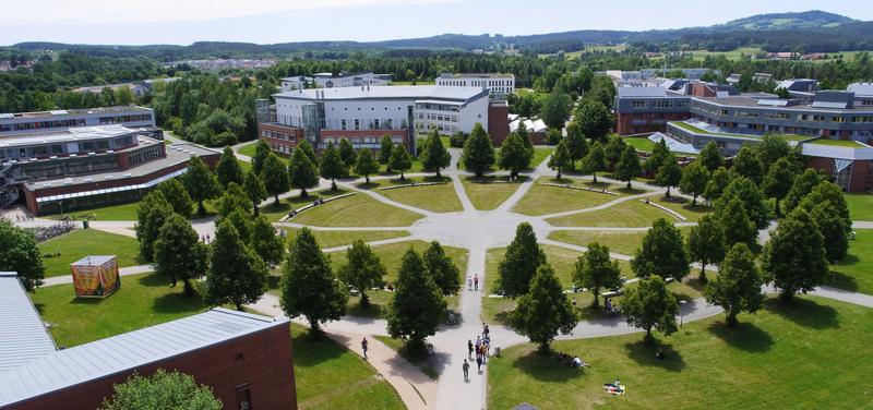 The campus of the University of Bayreuth.