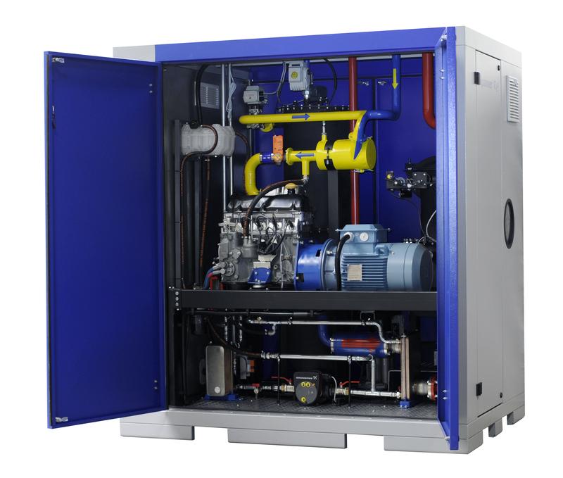 Die neue HKA 10 (9 kWel und 25 kWth) wurde speziell zur Eigenstromversorgung konzipiert.