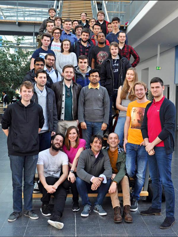 Die Studierenden des JavaScript-Kurses