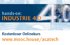 Hands-on Industrie 4.0 - der Onlinekurs startet am 25. April. www.mooc.house/acatech