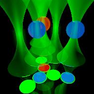 Colloids confined by laser beams