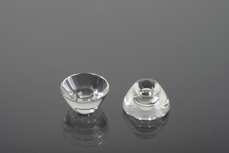 TIR-Beleuchtungsoptiken aus Glas
