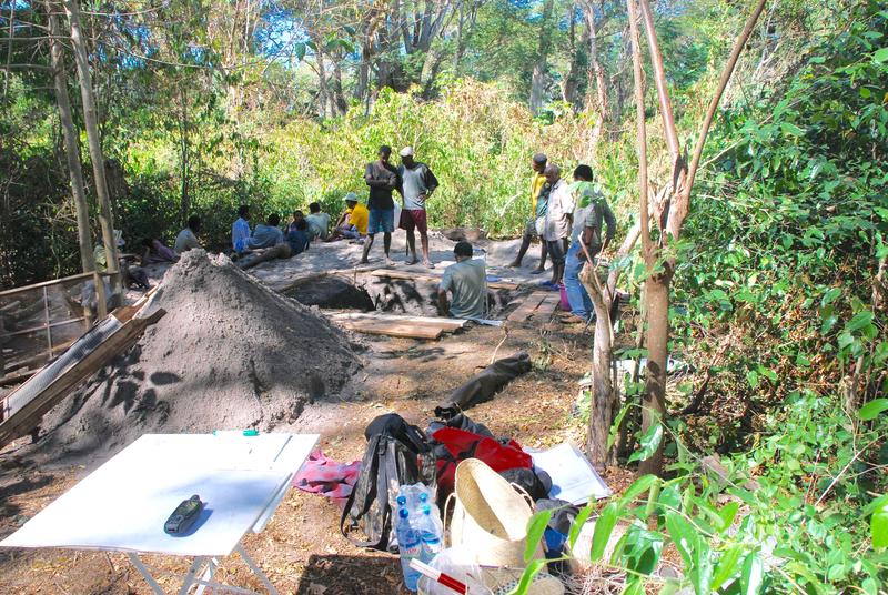 Mahilaka excavation, Madagascar