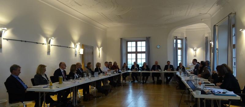 Netzwerkveranstaltung von Hochschule Bayern im Hochschulzentrum Vöhlinschloss in Illertissen.