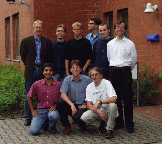 Das Entwicklerteam der virtuellen Kicker aus Lübeck
