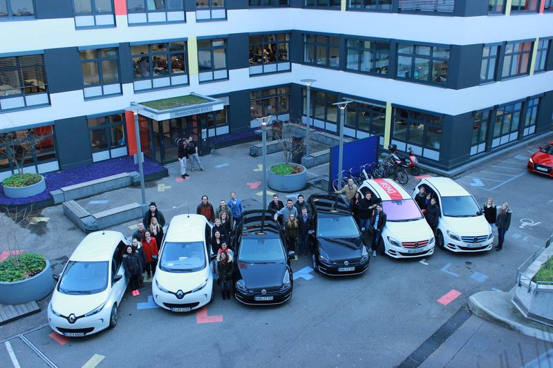 Studierende der DHBW Stuttgart präsentieren erstmalig Ergebnisse zur Studie „Wahrnehmung von E-Mobilität in Europa"