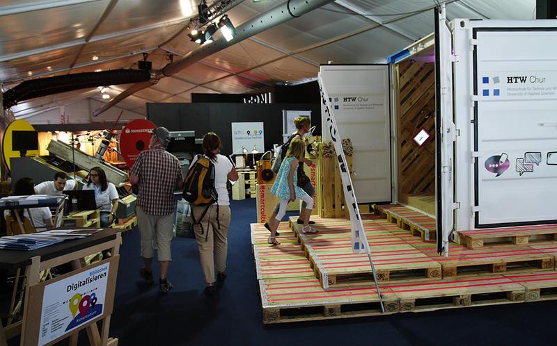 Eine der Highlights im vergangenen Jahr war die «Sonderschau Technik» der HTW Chur an der HIGA 2015.