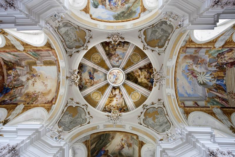 Szenen aus dem Marienleben, Büren, Jesuitenkirche Mara Immaculata, Johann Gregor Winck, 1761 ̶ 65