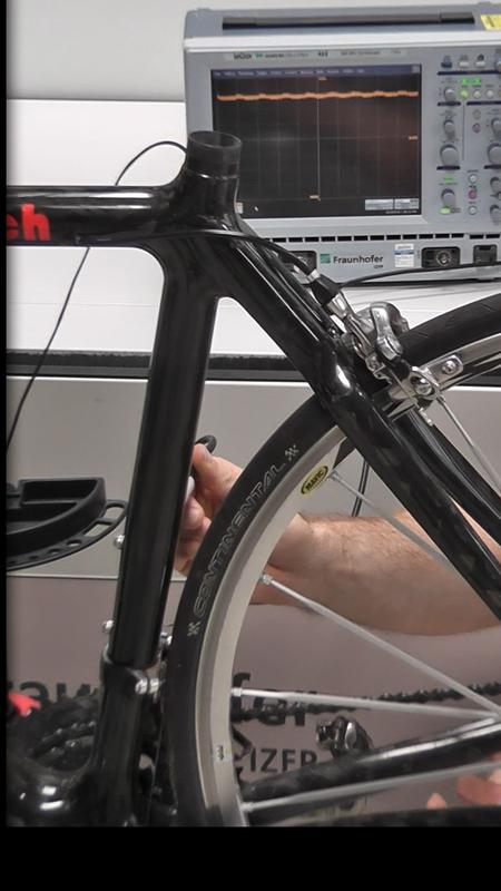 Figure 2: Magnetic field measurement with manual probe
