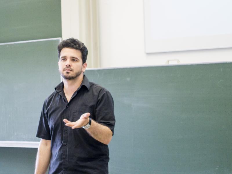 Workshopleiter Elhakam Sukhni