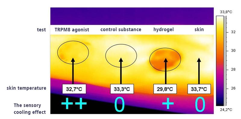 Fig. 1: Thermogram of the underarm