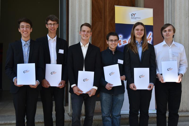 Die weiteren Preisträger des 34. Bundeswettbewerbs Informatik in Jena.