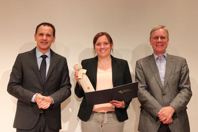 v.l.: Prof. Dr. Jürgen Wienands, Dr. Julia Bruttger und Dr. Edgar Meinl 