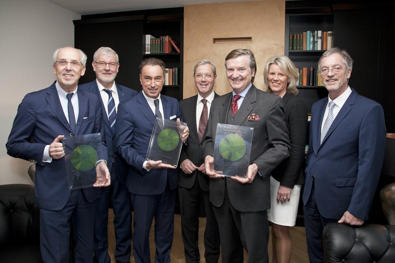 v.l.n.r.: Dr. Ulrich Bittihn, Ass. jur. Peter Gödde, Dr. Uwe Schürmann, Dr. Norbert Röttgen, Joachim von Reden, Prof. Dr. Anne Dreier, Prof. Dr. Richard Merk