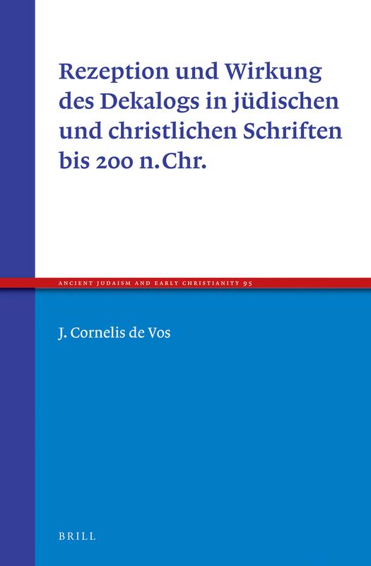 Buchcover Rezeption und Wirkung des Dekalogs