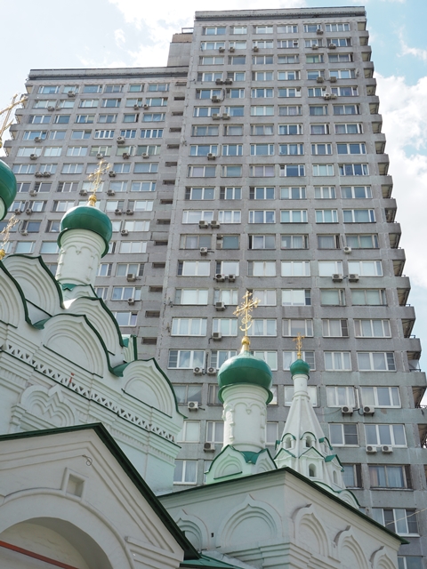 Church of the Venerable Simeon Stylites on the Povarskaia (1679, restored 1966-1968), Novyi Arbat, Moscow