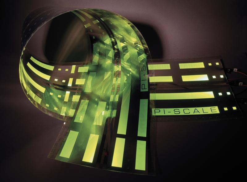 Flexible OLED auf Kunststofffolie