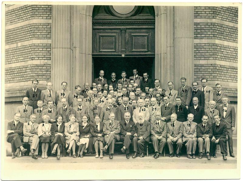 Gruppenbild der 1949 in Bonn wiedergegründeten Anatomischen Gesellschaft