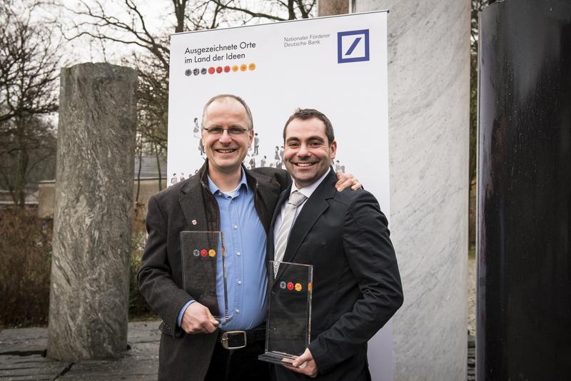 Die beiden GFZ-Preisträger Martin Wattenbach und Daniel Spengler (v.l.).