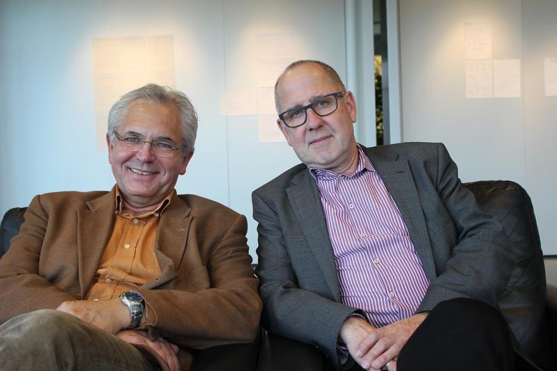 Die Professoren Dr. Martin Diewald (links) und Dr. Rainer Riemann leiten die Forschungsgruppe zum Thema Lebenschancen.
