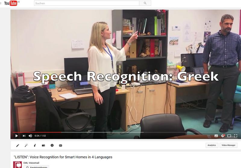 Spracherkennung in vier Sprachen und Echtzeit: Das EU-Projekt "LISTEN"