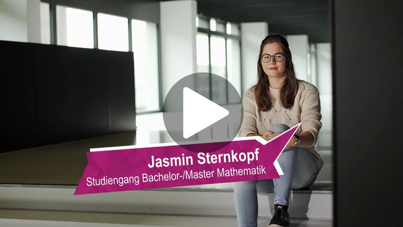 Jasmin Sternkopf, Studentin im TU-Kombistudiengang Mathematik (Bachelor/Master), berichtet im ersten Clip der Videowoche von ihrem Studium in Chemnitz