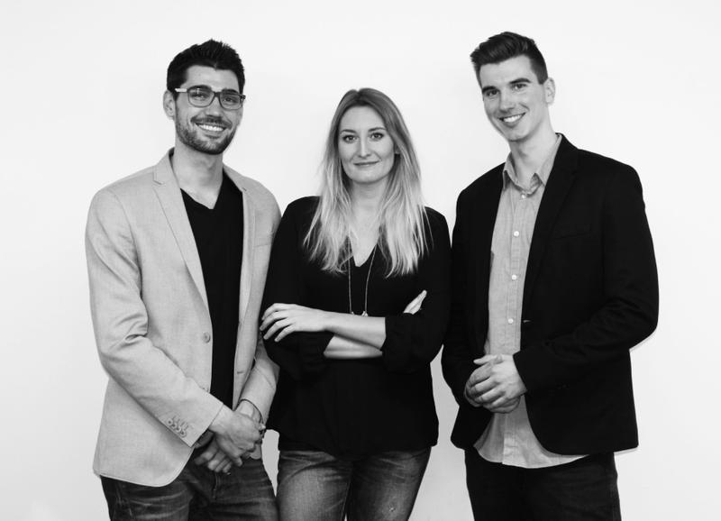 Stabile Tasche siegt: Das Projekt „CLYDE“ von Ole Feldmann, Elisa Pawlik und Nils Adam (v.l.n.r.) wurde mit dem ersten Preis des AppliedIdea-Ideenwettbewerbs der Frankfurt UAS ausgezeichnet.