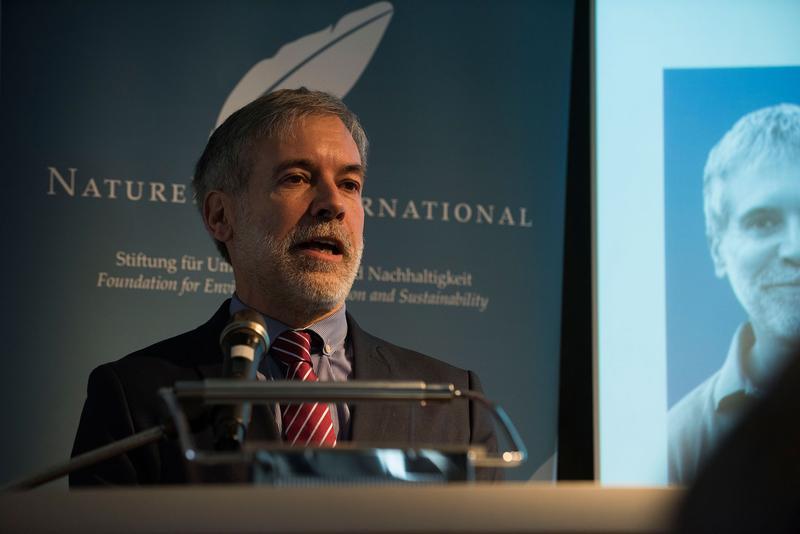 ZGF-Geschäftsführer Dr. Christof Schenck, Preisträger des NatureLife Umweltpreises 2016.