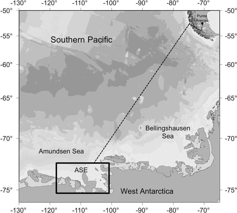 Track of expedition PS104