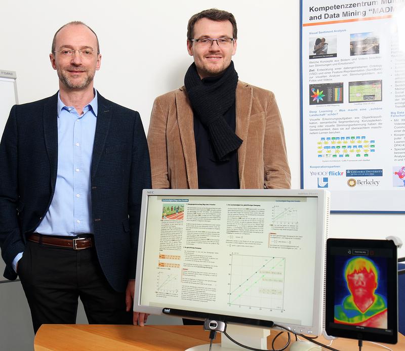 IT Professor Dr. Andreas Dengel (left) and Physics Education Research Professor Dr. Jochen Kuhn