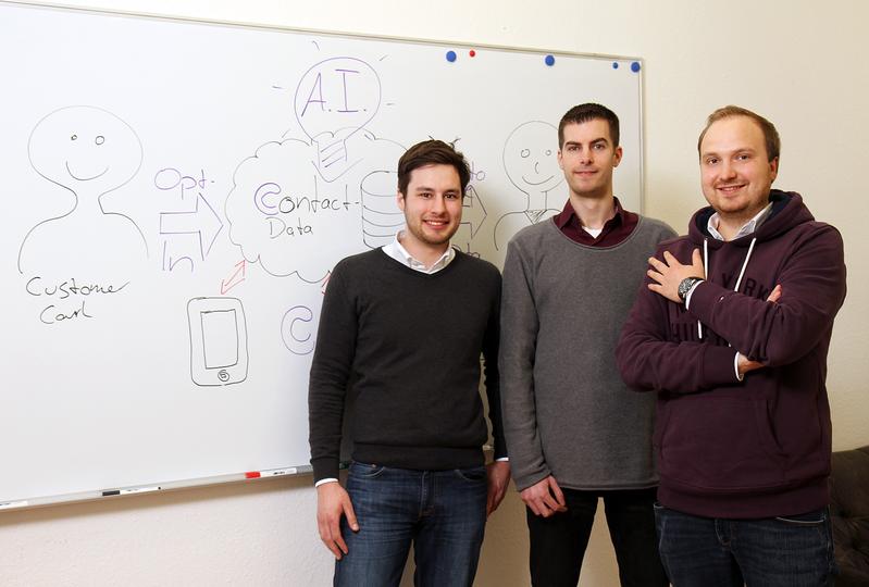 Das Team von Complero (von links nach rechts): Sebastian Harttig, Tobias Hamann und Steffen Schneider. 