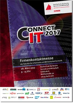 28.03.2017: Connect IT – Firmenkontaktmesse der Fakultät für Informatik und Wirtschaftsinformatik an der Hochschule Karlsruhe