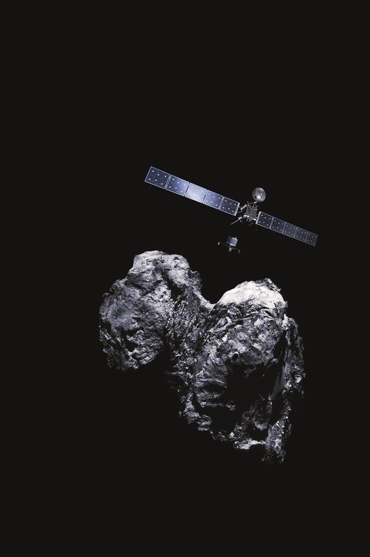 Komposition: ESA/Rosetta/MPS for OSIRIS Team