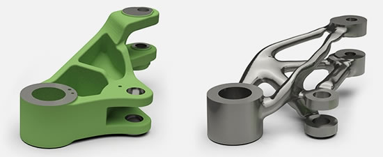 Lightweight, organically-shaped products can be designed using topology optimization. Siemens’ NX software allows designers and engineers to create and optimize a new generation of product designs.