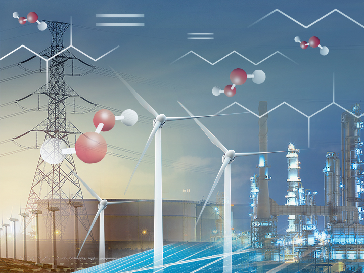 Das Fraunhofer-Leitprojekt »Strom als Rohstoff« vereint zehn Fraunhofer-Institute unter Federführung von Fraunhofer UMSICHT.