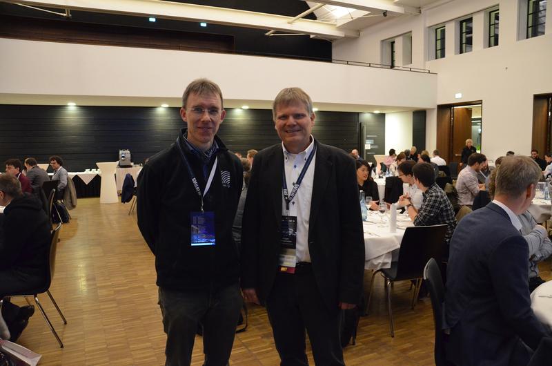 Den Kongress-Vorsitz hatten Prof. Felix Freiling von der FAU (links) und Prof. Holger Morgenstern von der Hochschule Albstadt-Sigmaringen