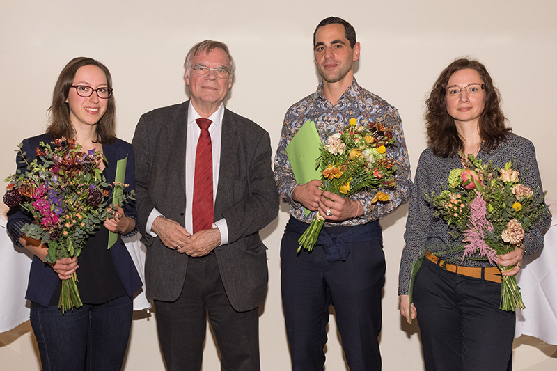 v.l.n.r.: Klara Reichenbach, Ulrich Teichler, Christian Schmid, Heike Spangenberg