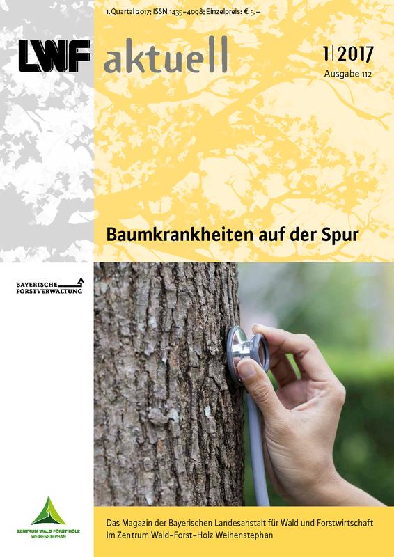 Cover der Broschüre: Baumkrankheiten auf der Spur 