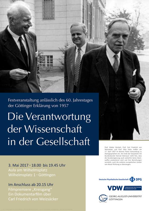 Plakat zur Veranstaltung am 3. Mai