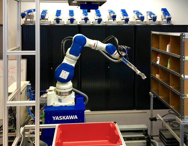 The ROSIN project will fund ROS-supported industrial applications like for example pick-and-place applications as they were presented at the 2016 Amazon Picking Challenge.