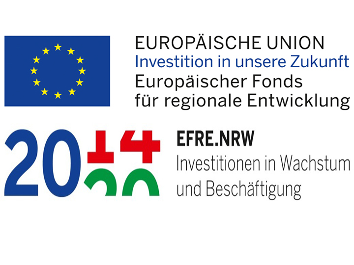 »AddiTex« wird gefördert vom Land NRW unter Einsatz von Mitteln aus dem Europäischen Fonds für regionale Entwicklung (EFRE) 2014-2020.