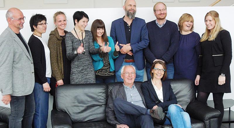 Abschied mit Ausblick auf weitere Zusammenarbeit: Research Fellow PD Dr. Dieter Rehfeld mit seinem Team vom IAT-Forschungsschwerpunkt Innovatioon, Raum & Kultur.