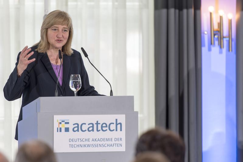 Die hessische Justizministerin Eva Kühne-Hörmann auf dem acatech Akademietag.