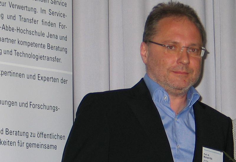 Prof. Dr. Michael Rüb, Forschungspreisträger der EAH Jena 2017