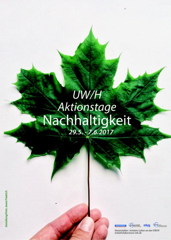 Aktionstage Nachhaltigkeit an der UW/H